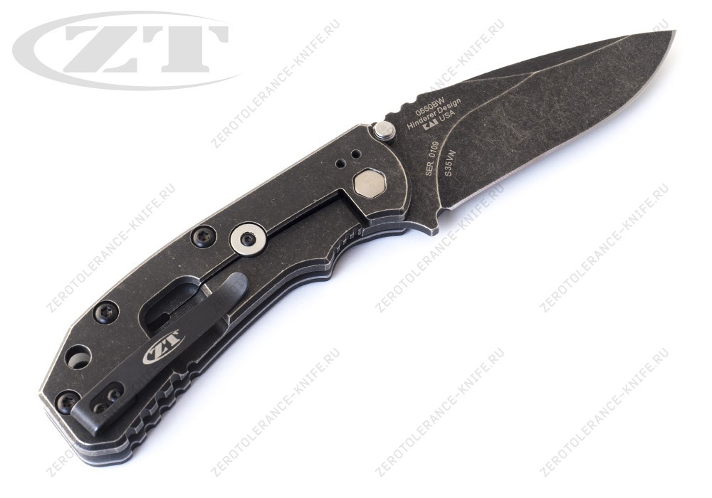 Нож Zero Tolerance 0550BW GEN2 HINDERER - фотография 