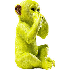 Копилка Monkey Iwazaru «Обезьяна Ивадзару — не говори», Лаймовый