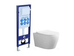 Aquatek Set Aquatek АУРА INS17 Set Aquatek АУРА INS17 (рама Aquatek INS-0000017+унитаз AQ1805T-00) фото