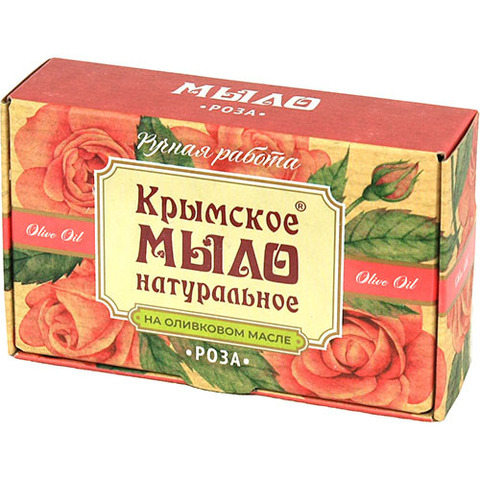 Банное мыло натуральное Роза