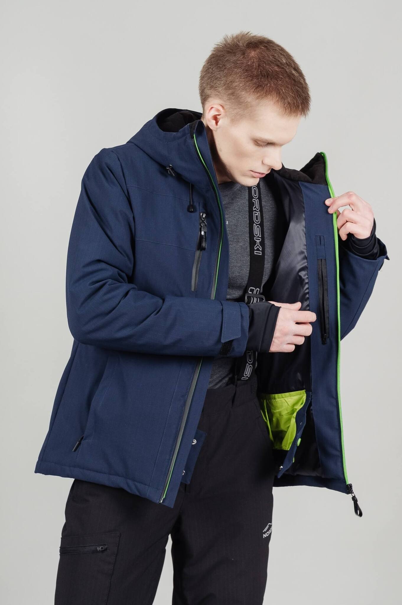 Мужской горнолыжный костюм Nordski Lavin 2.0 dress blue-black - 9