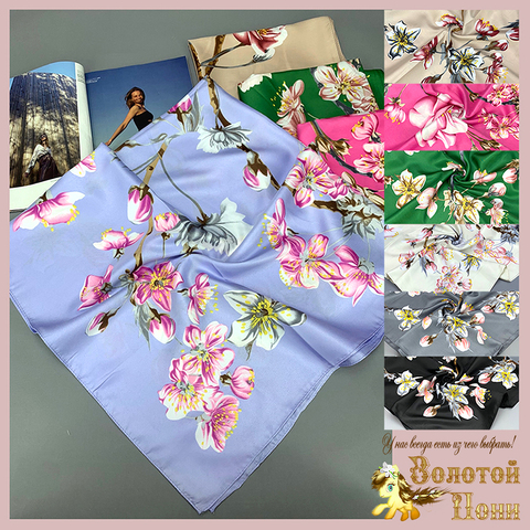 Платок шелк (90х90) 240229-SHR24030