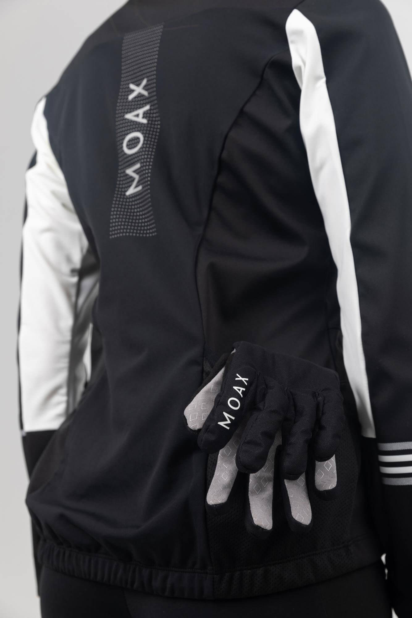 Женская лыжная куртка Moax Tokke Softshell черная - 7