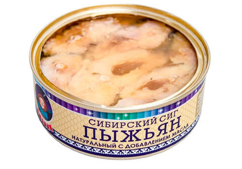 Пыжьян натуральный в масле, 240г