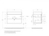Cezares CZR-MIL-120-LVB Раковина 120x46, цвет: белый