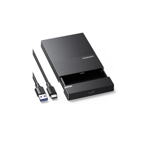 Корпус для диска UGREEN CM471 (30719) 2.5 Inch Hard Drive Enclosure with Cable 5G, черный