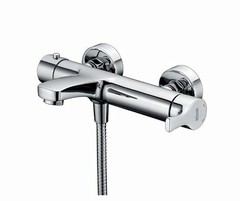 WasserKRAFT Berkel 4801 Смеситель для ванны с коротким изливом, цвет: хром фото