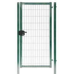 Калитка с замком зеленая/коричневая 1030х1000 3D Medium Grand Line