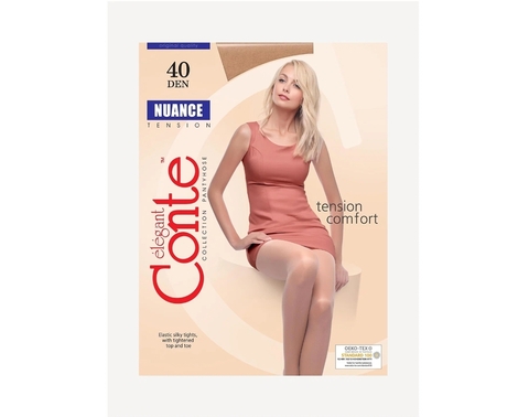 Колготки женские  40 Den Nuance, р.3 Bronz Conte