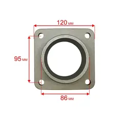 Фланец DDE PTR80H подающий  011583801 KTH-80X (80SP-029)