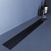 RGW 76215380-04 Душевой трап RGW SDR-53B-80 V-образный 800 Черный ? 50 мм сифон + ножки, под плитку