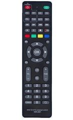 Универсальный пульт для цифровых приставок HUAYU DVB-T2+3-TV VER.2021 c обучаемыми кнопками для управления телевизором.
