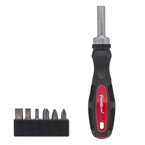 Отвёртка реверсивная с битами 1/4