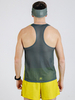 Беговая майка Noname Free Running Top 25 UX grey-yellow - 3