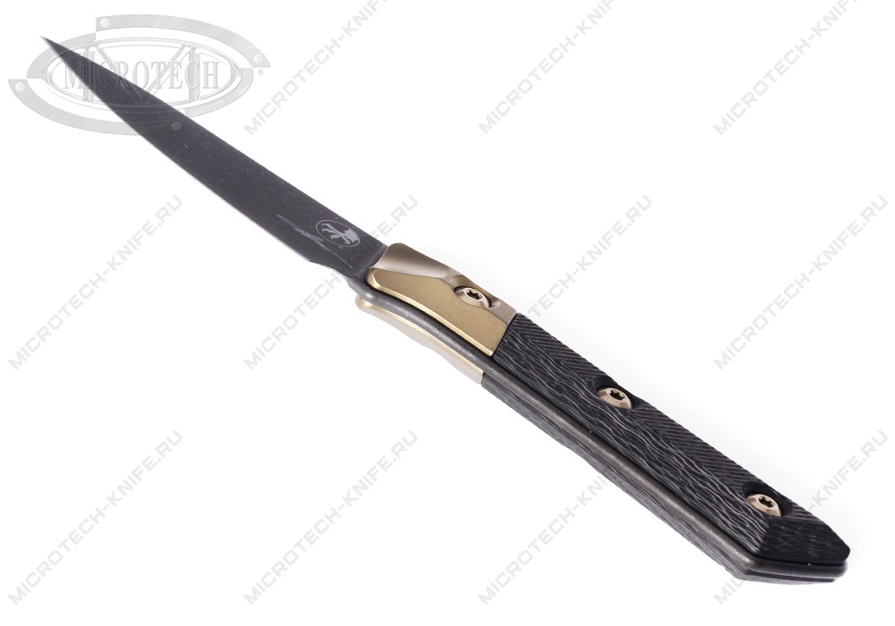 Нож Microtech Kitchen Paring Bolster 3500B-1DLCCFS DLC Carbon