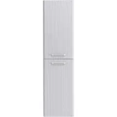 BelBagno DUE-1500-2A-SC-BM-P DUE Шкаф подвесной с двумя распашными дверцами с доводчиками, с двумя полками, универсальный, Белый металлик, 400x300x1500 фото