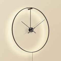 Часы-светильник OMBRA PLUG-IN D=80cm. (Внешний кабель)