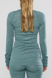 Тёплый Комплект термобелья с шерстью мериноса CRAFT Merino Wool 180 Paradise Melange женский