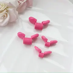 Пружина-стоппер 22 мм (Bead Stopper), цвет розовый, 2 штуки, И010