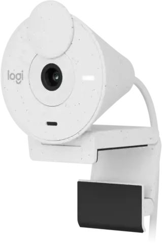 Веб-камера  Logitech Brio 300 белый (960-001444)
