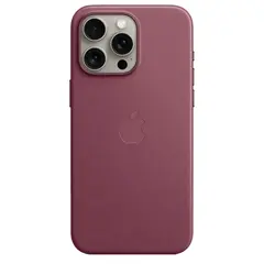 Тканевый чехол с поддержкой MagSafe Apple FineWoven Case для iPhone 15 Pro Max, Mulberry (Красная шелковица)
