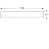 Geberit Option Plus 500.592.00.1 Зеркальный шкаф с подсветкой, три двери, 120x70x17.2см