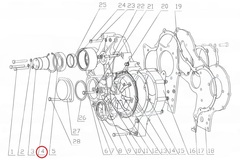Стопорное кольцо / Retaining ring 80 АРТ: Q43080