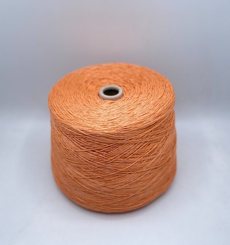 Бобинная пряжа (пр.Япония),art-Sense 3/15 500м/100гр. 100%Шелк, цвет-Абрикос арт.32483