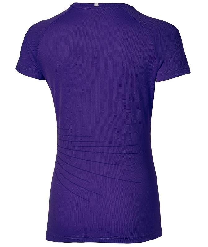 Футболка Asics LiteShow Graphic Top SS женская фиолетовая