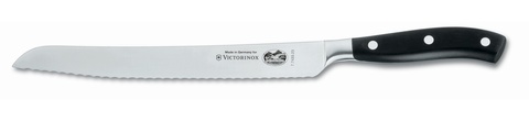 Нож кухонный Victorinox Grand Maître для хлеба с волнистым краем (7.7433.23G)
