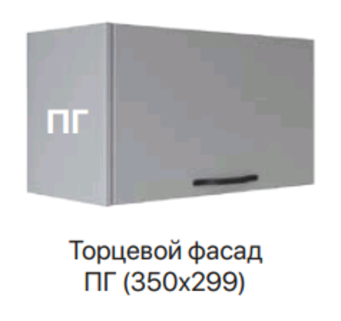 Кухня Монца фасад торцевой ПГ