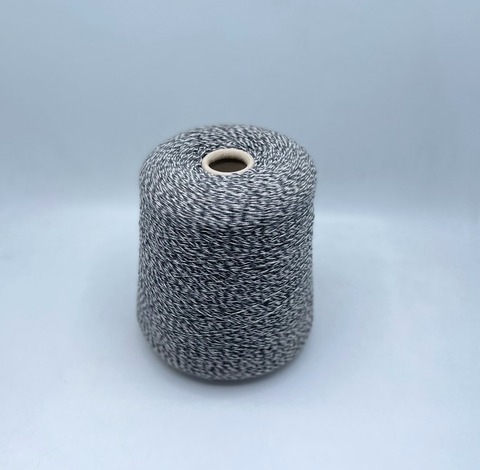 Бобинная пряжа (пр.Италия), art-Cashmere 700м/100гр.100%Кашемир,цвет-Серо-молочный,мулине,арт-30202