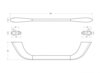Cezares Liner LINER-TH02-01 Полотенцедержатель, цвет: хром