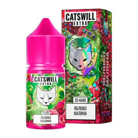Жидкость CATSWILL EXTRA Salt 2% HARD 30 ml - Яблоко Малина