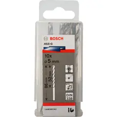 Сверло по металлу HSS-G 5 мм BOSCH 2608595062