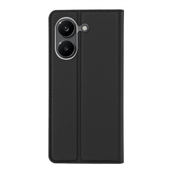 Чехол книжка черного цвета для смартфона Xiaomi Redmi Turbo 5 и Poco X8 Pro, серия Skin Pro Series от Dux Ducis