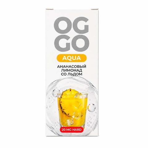 Жидкость OGGO AQUA 2% HARD Salt 30 ml - АНАНАСОВЫЙ ЛИМОНАД СО ЛЬДОМ