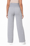 Утепленные брюки для беременных 16340 серый меланж