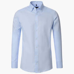 Сорочка мужская Venti Modern Fit 144321500-100 из оксфорда голубая