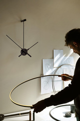 Часы-светильник OMBRA PLUG-IN D=80cm. (Внешний кабель)