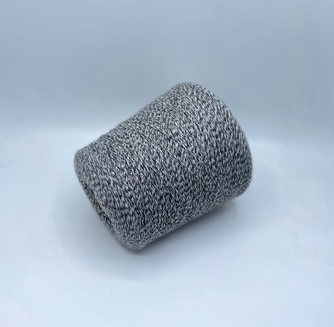Бобинная пряжа (пр.Италия), art-Cashmere 700м/100гр.100%Кашемир,цвет-Серо-молочный,мулине,арт-30202