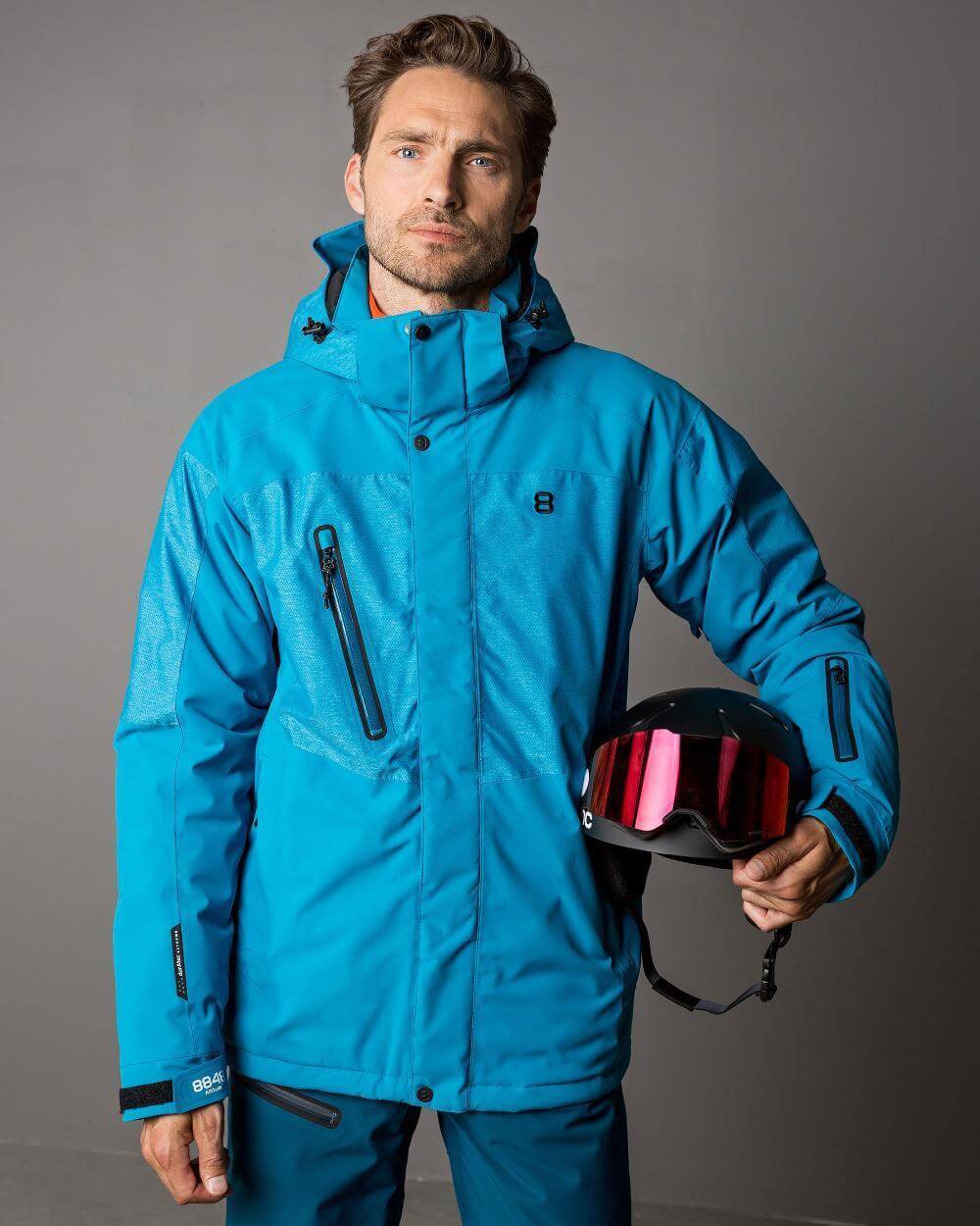 8848 Altitude Westmount мужская горнолыжная куртка fjord blue