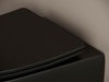 Ceramica Nova Metropol CN4002MB Подвесной унитаз c ультра тонким сидением с функцией плавного закрытия, цвет: чёрный