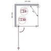 BelBagno Etna ETNA-A-1-100-C-CR Душевой уголок, 100x100, цвет: хром