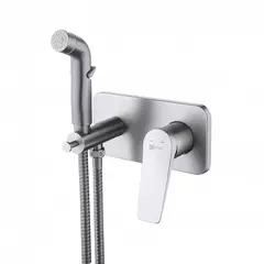 Смеситель с гигиеническим душем встраиваемый Lemark Bronx - LM3720GM