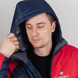 Утеплённый прогулочный костюм Nordski Premium Sport Red/Dark Navy мужской