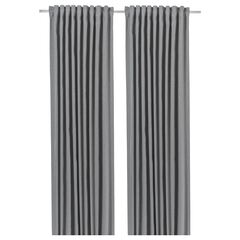 Комплект штор IKEA BLAHUVA (БЛОХУВА), Серый, 145х250 см, 2 шт