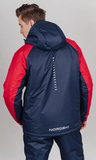 Утеплённый прогулочный костюм Nordski Premium Sport Red/Dark Navy мужской