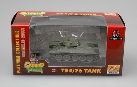 Модель Танк Советский Т-34/76 масштаб 1:72