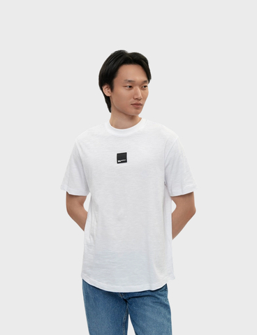 Футболка KARL LAGERFELD JEANS Reg Curved Hem Slub Tee
